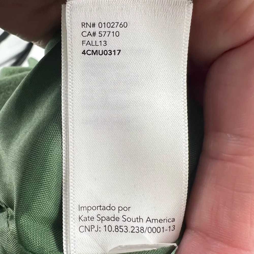 Kate Spade Green Mini Skirt